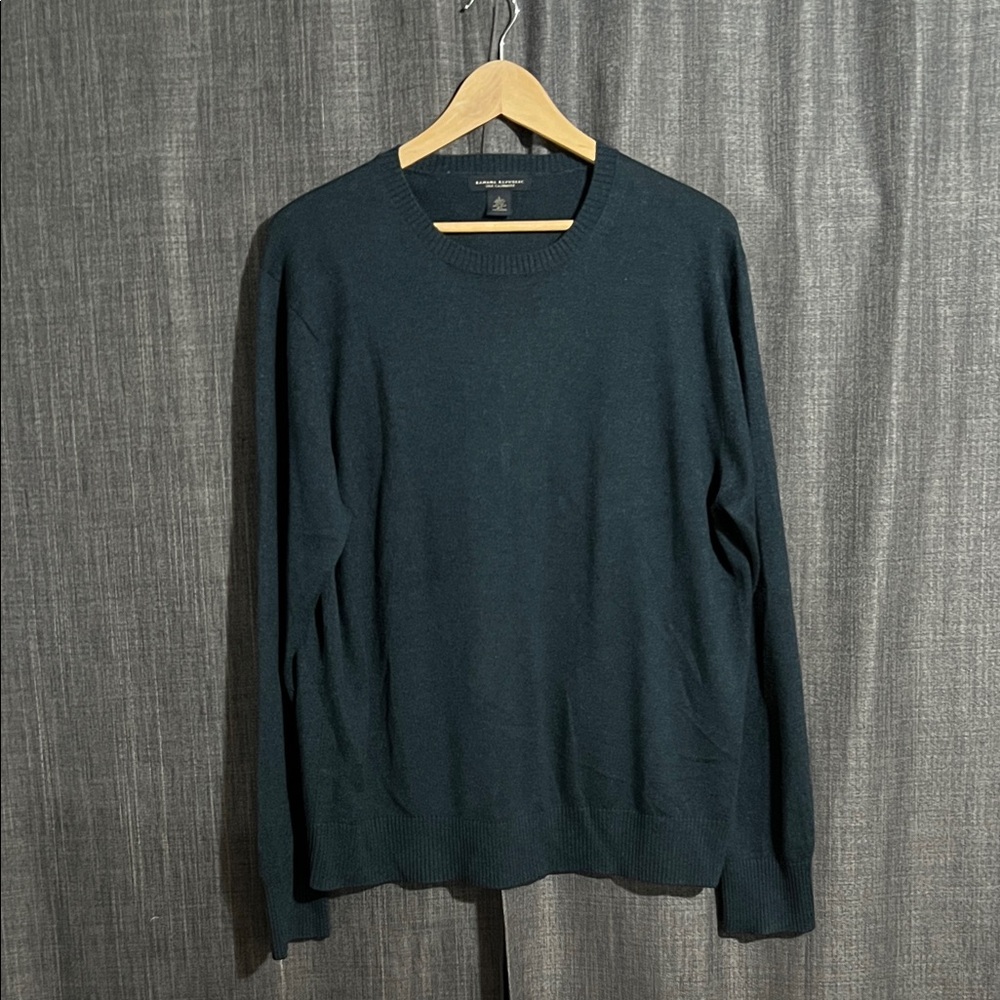 Banana republic silk cashmere blue crewneck sweater sir large